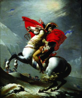 Жак-Луи Давид. Наполеон на перевале Сен-Бернар. 1801