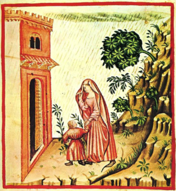Книжная миниатюра, предположительно Италия. XIV век